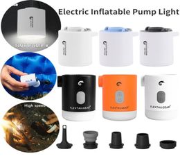 Mini Portable Air Pump Tiny Camping Equipment Compressor Quick Inflate Deflate Rechargeable for FloatAir Bed Outdoor Hiking4544709