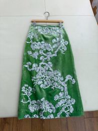 Skirts 2024 Women Fashion Sexy Casual Handmade Beaded Skirt 1215