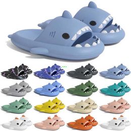 Free Shipping Designer shark slides sandal GAI slipper sliders for men women sandals slide pantoufle mules mens womens slippers trainers sandles color363