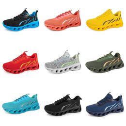 2024 men women running shoes six platform Shoes GAI black navy blue light yellow mens trainers sports Walking shoes