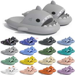Free Shipping Designer shark slides sandal slipper sliders for men women GAI sandals slide pantoufle mules mens slippers trainers flip flops sandles color19
