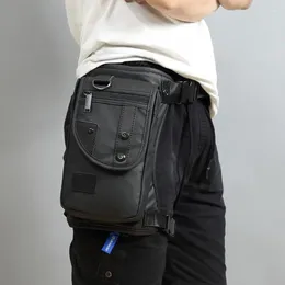 Waist Bags Men Pack Waterproof Leg Bag Drop Messenger Shoulder Travel Motorcycle Tactical Chest Pouch Bum Hip Belt Purse