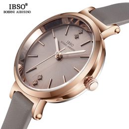 Ibso 8 Mm Ultra-thin Wrist Women Watches Luxury Female Clock Fashion Montre Femme 2020 Ladies Quartz Watch Relogio Feminino235N