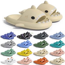 Free Shipping Designer shark slides sandal GAI slipper sliders for men women sandals slide pantoufle mules mens womens slippers trainers sandles color175