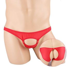 Fun Lingerie, Thong, Men's Underwear With Front And Back Crotch Opening For Easy Removal 494367