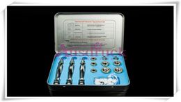 Promotion Diamond Microdermabrasion Dermabrasion stainless steel 9 Tips 3 Wands cotton filter5013595