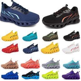 spring men women shoes Running Shoes fashion sports suitable sneakers Leisure lace-up Color black white blocking antiskid big size GAI 697