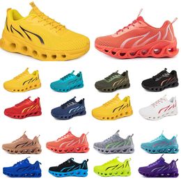 spring men women shoes Running Shoes fashion sports suitable sneakers Leisure lace-up Colour black white blocking antiskid big size GAI 392