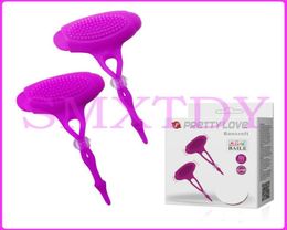 Pretty Love Vibrating Nipple Massager Breast Vibrator Female Masturbation Breast clip Sex products Sex Toys For Woman 176021404810