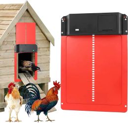 Cages Chicken House Door Chicken Coop Door Lightsensitive Automatic High Quality And Practical Chicken Pets Dog Cages Door Automatic