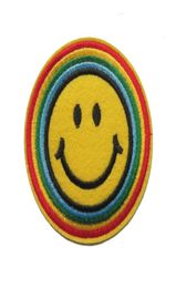 2018 Direct Selling Sale Stickers Patches For Clothing 20 Pcs Face Retro Boho Hippie 70s Fun Applique Iron-on Patch6588651