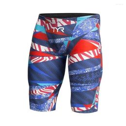 Men's Swimwear Men Swim Swimming Trunks Professional Surf Beach Uv Protection Gym Endurance Athletic Training Tights Shorts