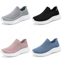 Sports 2024 Running New Women Leisure Sole Lazy Korean Edition Trend Flying Weaving One Step Single Shoes 054 XJ 60
