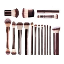 Hourglass Makeup Brushes No.1 2 3 4 5 7 8 9 10 11 Vanish Veil Ambient Double-Ended Powder Foundation Cosmetics Brush Tool 17mo