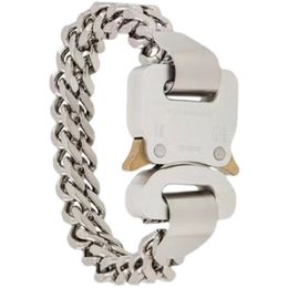 1017 ALYX 9SM Double-Layer Chain Alloy Buckle Bracelet Simple Hip-Hop With The Same Bracelet Ins Tide Brand Fashion All-Match Jewe209n