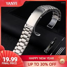 Watch Bands 316L Stainless Steel Watchband 20mm For Omega Strap 18mm Solid Metal Band 22mm Curved End Bracelet