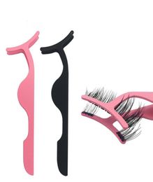 Drop Magnetic False Eyelash Tweezer Fake Eye Lash Applicator Eyelash Extension Clip Clamp For Magnet Eyelashes Makeup Tool5153439