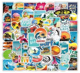 1050100PCS Summer Sticker Beach Travel Graffiti Surf Stickers DIY for Tablet Water Bottle Surfboard Laptop Luggage Bicycle Car7671303