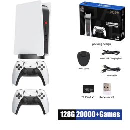 Consoles 2023 M5 Video Game Console 2.4G Double Wireless Controller 4K HD 20000+ Games 128GB Retro Games For PS1/GBA/FC/DM/SFC