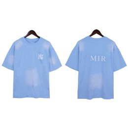 Summer Mens T Shirts Womens Amaris Designer Printed Tops Tees Fashion Man T-shirt Quality Cotton Casual Short Sleeve Luxury Hip Hop Streetwear Tshirts Amiris