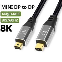 2 Metres mini DP male 8K60Hz HD cable laptop monitor 4K144Hz mini DP transfer cable