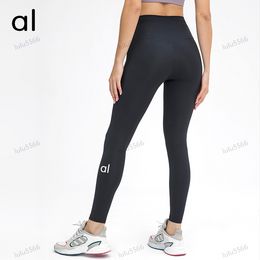 Alulu Lycra tkanina stały kolor legginsy kobiety jogi sporty o wysokim talii gym noszenie legginsów elastyczne fitness dama sporty sporty sporne legiki