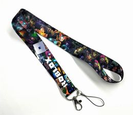 Multicolor Anmie Game Lanyard Straps Bag Car KeyChain ID Card Pass Gym Mobile Phone Badge Kids Key Ring Holder Game Jewelry dhgate3411111