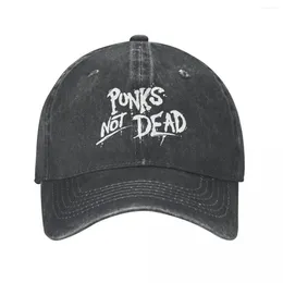 Ball Caps Vintage Water Washing Punks Not Dead Baseball Cap Dad Sun Hat Adjustable Hats