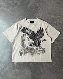 Erkek Tişörtleri Harajuku Baskı Büyük Boy Gömlek Kadın Sokak Giyim Grunge Grafik Pro Seçimi Goth Gotik Y2K Üstler Erkek Giyim