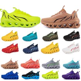 spring men women shoes Running Shoes fashion sports suitable sneakers Leisure lace-up Colour black white blocking antiskid big size GAI 37