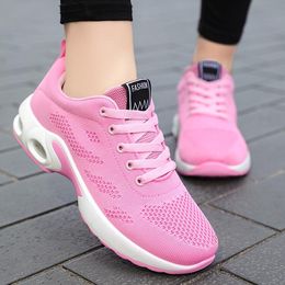 Men women fashion outdoor sneakers athletic sports shoes breathable soft sole for women shoes pink purple GAI 101