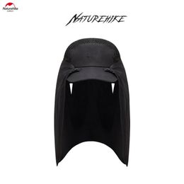 Outdoor Sunscreen Hat Camping Lightweight Sunscreen Breathable Baseball Cap Hiking Neck Protection UV Protection Cap 240226