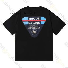 Rhude Shorts Designer Shorts Spring Summer Rhude T Shirt Man T Shirts Women Tees Skateboard Oversize Men Short Sleeve T-shirt Luxury Brand Men's T-shirts 5831