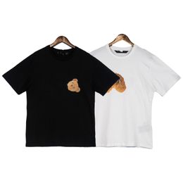 Designer Mens T-shirt Bear Print High Street Crew Neck Tee Luxury Brand T-shirt Couple T-shirt PA Brown Bear T-shirt