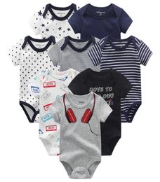 5PCSLOT Pagliaccetti per bambini Salopette in cotone Vestiti per neonati Roupas de bebe ragazzo ragazza tutaabbigliamento per bambini Tuta invernale 1032934829