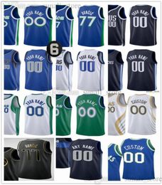 Printed Basketball Jerseys Doncic 77 Luka Maxi 42 Kleber Reggie 25 Bullock Dirk 41 Nowitzki Jason 5 Kidd Christian 35 Wood Tyler 23053581