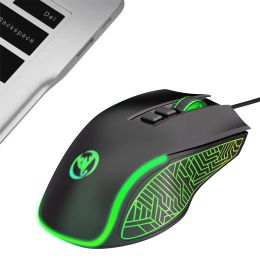 Mice USB Wired Mouse USB OpticalMice 4 Adjustable DPI Up To 3600 DPI 7 Programmable Button LED Coloured Gamer Mice With