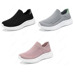 Women Shoes 2024 New Leisure Sports Shoes Running Shoes Sole Lazy Shoes Korean Edition Trend Flying Weaving One Step Single Shoes GAI 085