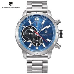 Watches Men Waterproof Chronograph Sport Quartz Watch Luxury Brand PAGANI DESIGN Military Wristwatches Clock relogio masculino311x