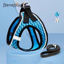 Harnesses Benepaw Durable No Pull Small Medium Dog Harness And Leash Set Breathable Reflective Cat Puppy Harness Vest Easy Put On/take Off