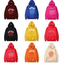 555 spider hoodie designer women Pullover pink red Sp5der Young Thug Hoodies Men womens Embroidered web sweatshirt joggers 55555