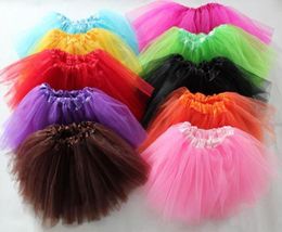 10pcs 3 Layers Baby Tutus Skirt Tutu Dress 18 Colours Can Mixed All Colors6123424