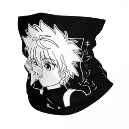 Bandanas X Winter Headband Neck Warmer Men Women Ski Running Tube Scarf Killua Zoldyck Face Bandana Gaiter