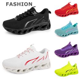 men women running shoes Black White Red Blue Yellow Neon Green Grey mens trainers sports fashion outdoor athletic sneakers eur38-45 GAI color48