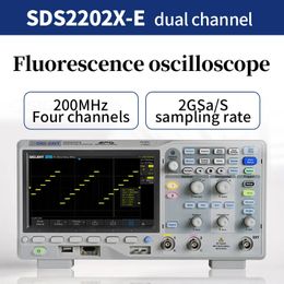 Oscilloskop 200 m djup lagring med flera protokoll avkodande pekskärm SDS2074X Plus
