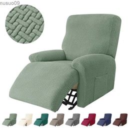 Chair Covers 1 Seater Stretch Recliner Sofa Covers Jacquard Lazy Boy Chair Slipcover Anti-Dust Armchair Sofa Cover Non-Slip for Living Room