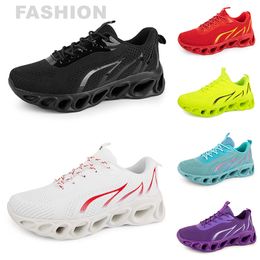 men women running shoes Black White Red Blue Yellow Neon Grey mens trainers sports outdoor athletic sneakers GAI color6