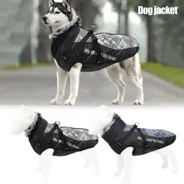 Dog Apparel Cold Weather Coats Reflective Jackets For Winter Waterproof Pet Supplies Plush Jacket Large Dogs Indoor