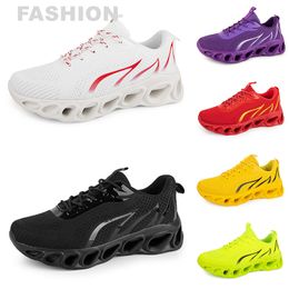 men women running shoes Black White Red Blue Yellow Neon Grey mens trainers sports outdoor athletic sneakers GAI color35