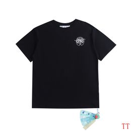 Tasarımcı T-Shirt Sıradan MMS Tişört Monogramlı Baskı Kısa Kollu Üst Satış için Lüks Erkek Hip Hop Giyim Asya Boyutu 080